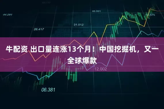 牛配资 出口量连涨13个月！中国挖掘机，又一全球爆款